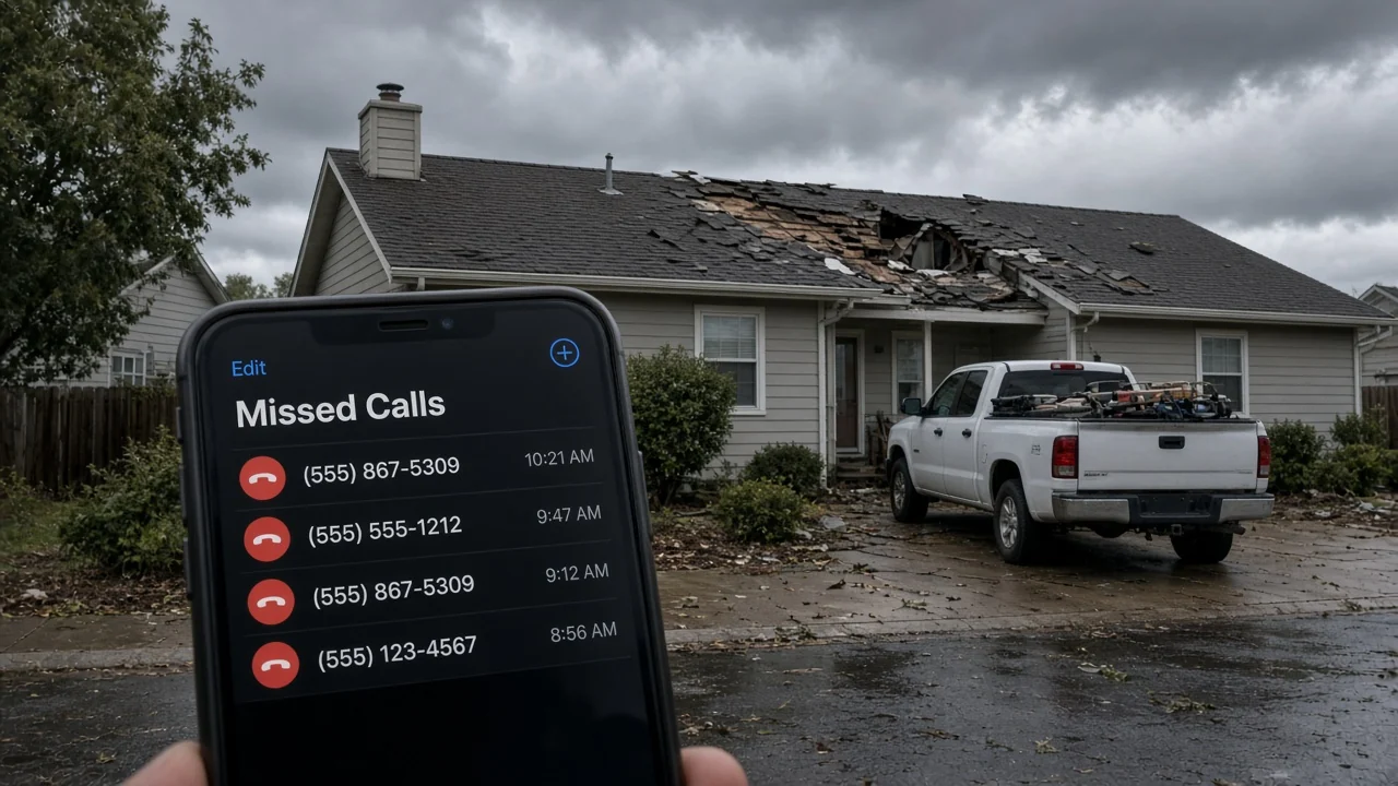 Roofing: 8:00 AM without AI